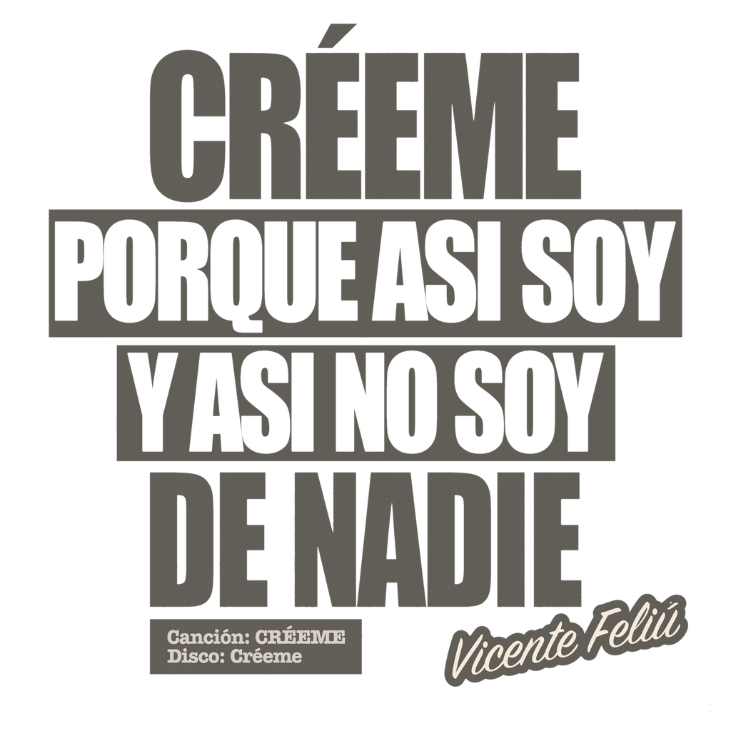 DISEÑOS FELIUSA - DIY - Créeme - Vicente Feliú