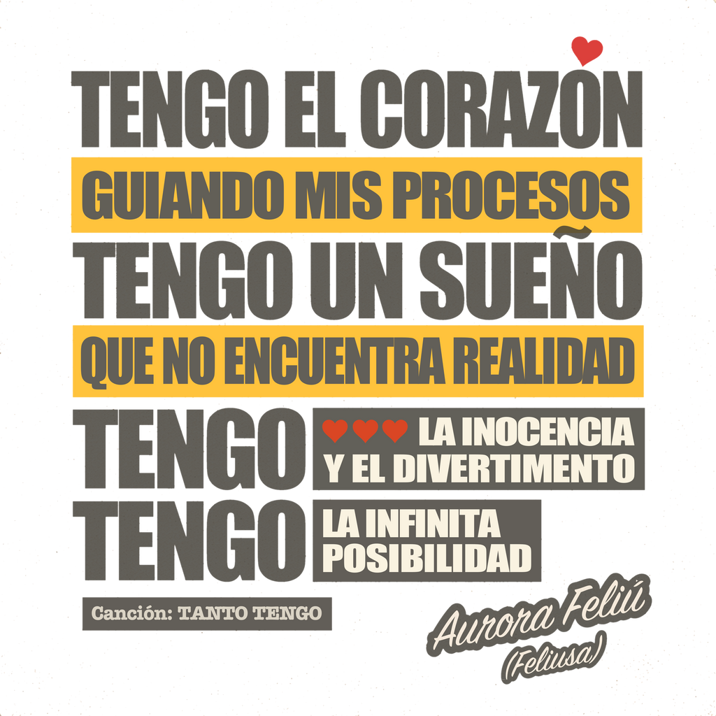 DISEÑOS FELIUSA - DIY - Tanto Tengo - Aurora Feliú
